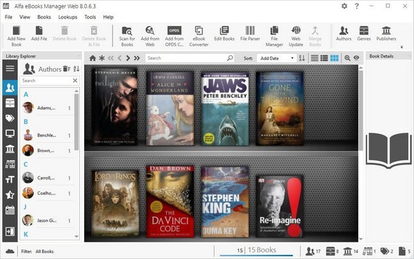 Alfa电子书管理软件下载|Alfa eBooks Manager(电子书管理工具)免费版v8.1.35.1下载插图
