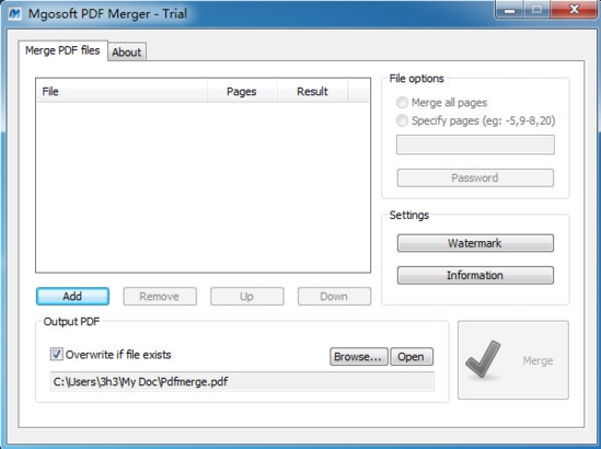 Mgosoft PDF Merger官方正式版v9.1.8下载插图