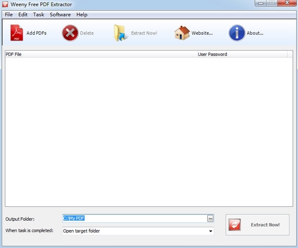 Weeny Free PDF Extractor软件图片1