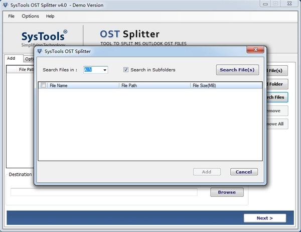 SysTools OST Splitter软件图片3