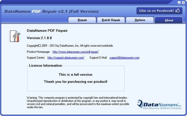 DataNumen PDF Repair图片2