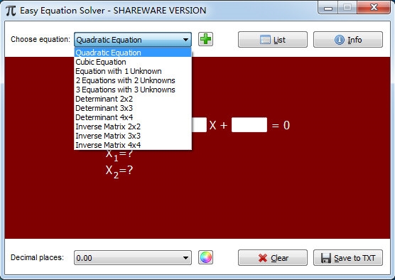 Easy Equation Solver软件图片3