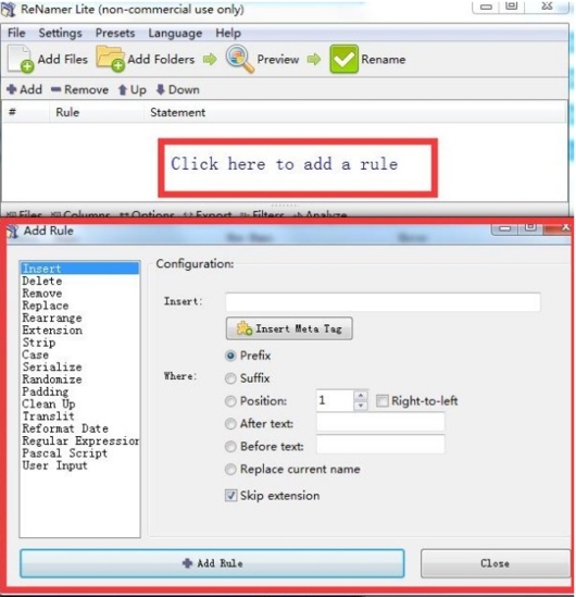 ReNamer Lite (文件批量重命名工具)官方版v7.1.0.0下载插图1