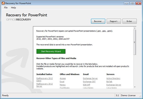 Recovery for PowerPoint图