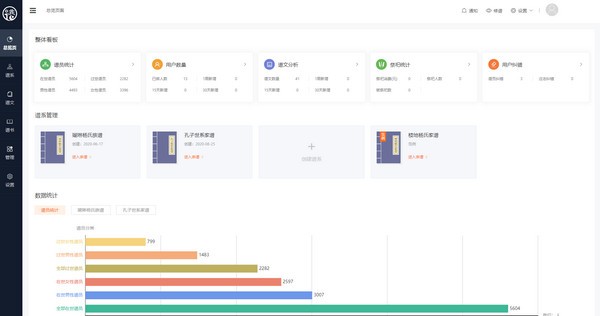 百家有谱数字家谱制作软件截图