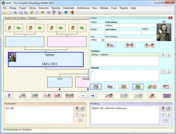 The Complete Genealogy Builder截图