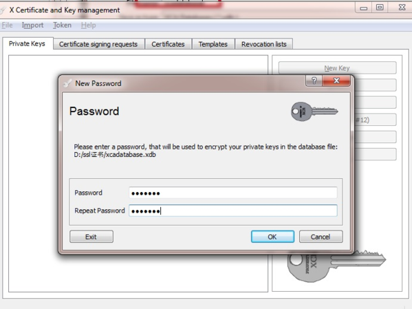 X Certificate and key management图片5