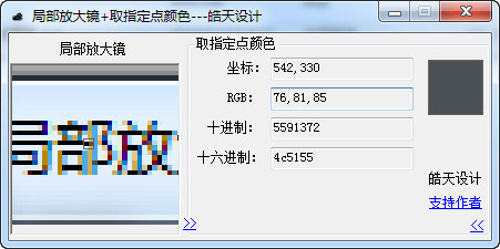 局部放大镜图