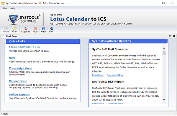 NSF转ICS工具下载|SysTools Lotus Notes Calendar To ICS 官方版v1.0下载