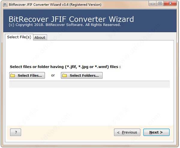 BitRecover JFIF Converter Wizard截图