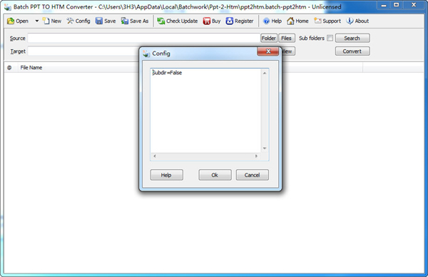 Batch PPT to HTML Converter图