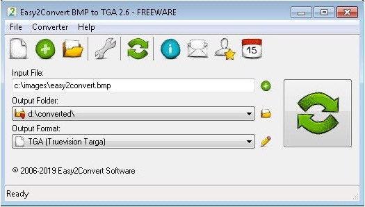 Easy2Convert BMP to TGA破解版图