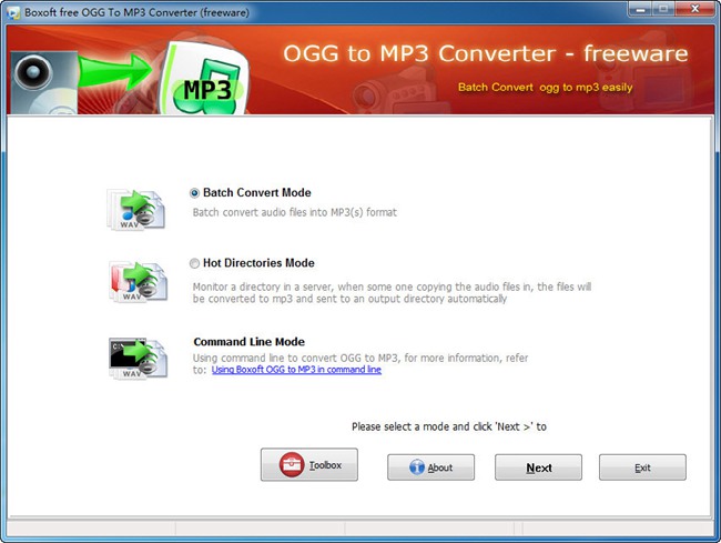 Boxoft OGG to MP3 Converte(ogg转换mp3软件) PC最新版v1.0下载
