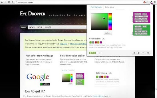 谷歌颜色选择器图片