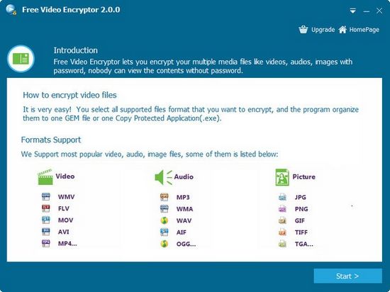 Free Video Encryptor图片