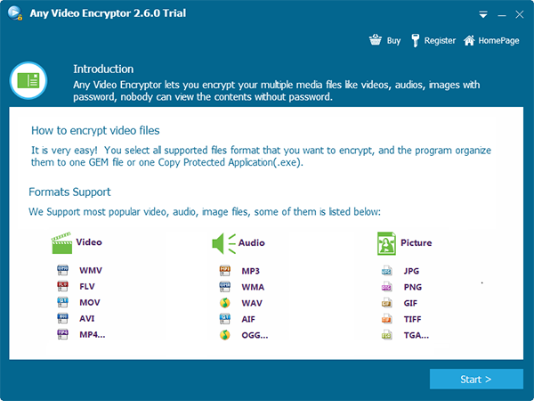 Gilisoft Any Video Encryptor图片