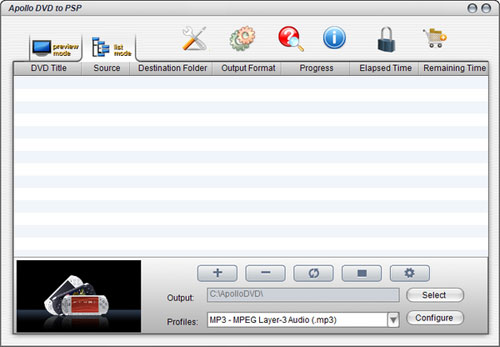 Apollo DVD to PSP截图2