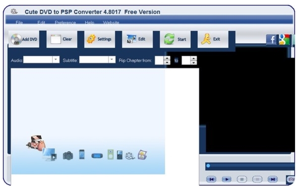DVD格式转换软件|Cute DVD to PSP Converter 官方免费版v4.0817下载
