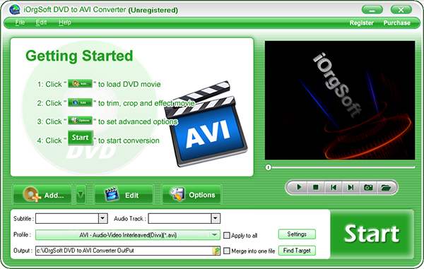 iOrgSoft DVD to AVI Converter图片