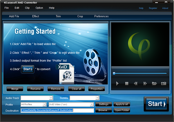 4Easysoft XviD Converter(xvid格式转换) 官方版v3.2.22下载