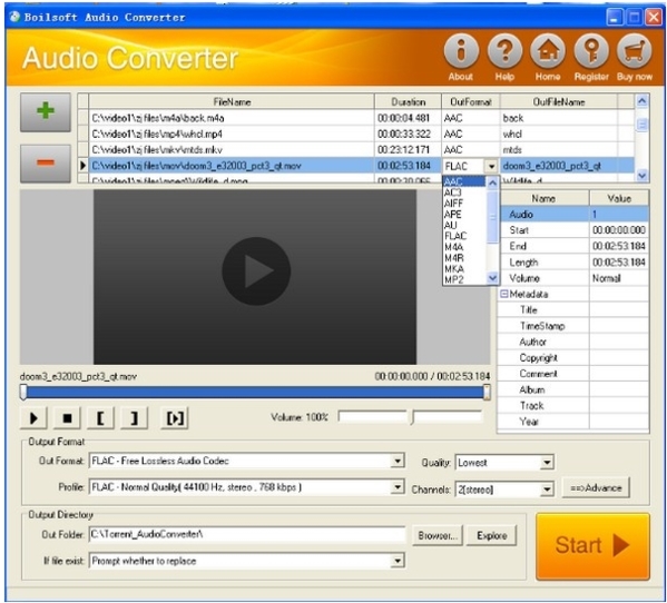 Bolisoft Audio Converter (视频格式转换软件)官方版 v1.31下载