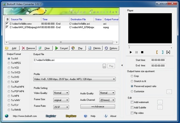 Boilsoft Video Converter图片1