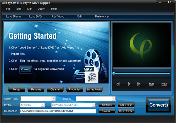 4Easysoft Blu-ray to MKV Ripper图片