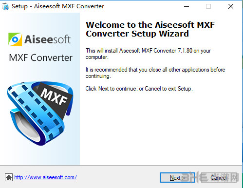 AiseesoftMXFConverter软件安装过程截图1