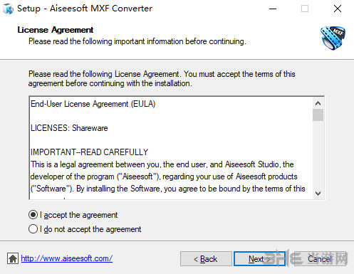AiseesoftMXFConverter软件安装过程截图2
