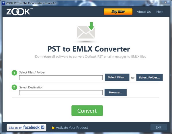 ZOOK PST to EMLX Converter(PST转EMLX转换器) 官方版v3.0下载