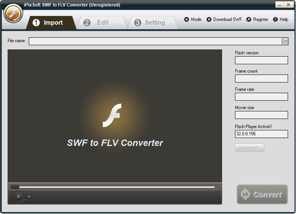 iPixSoft SWF to FLV Converter破解版 免费版v4.3.0下载