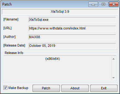 XlsToSql破解版图