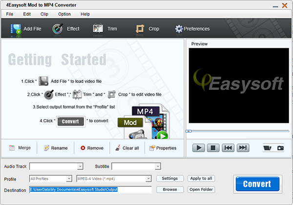 4Easysoft Mod to MP4 Converter图片