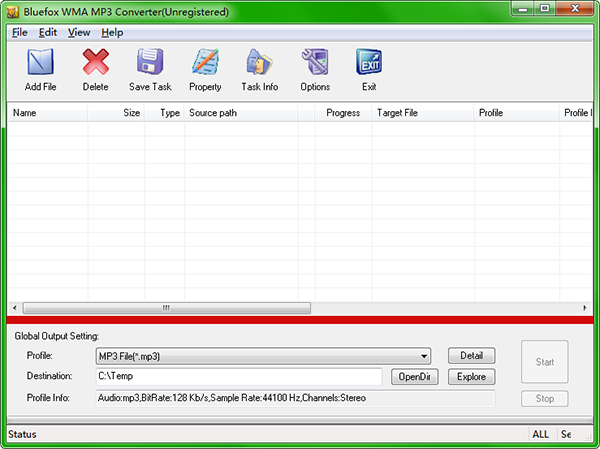 Bluefox WMA MP3 Converter图片