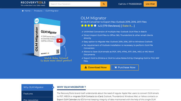 recoverytools olm migrator截图1