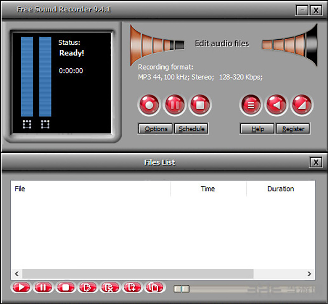 FreeSoundRecorder软件界面截图