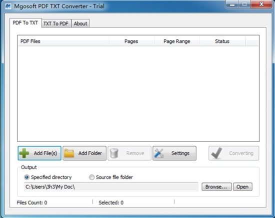 Mgosoft PDF Text Converter(pdf转txt格式软件)官方版v7.0.3下载插图