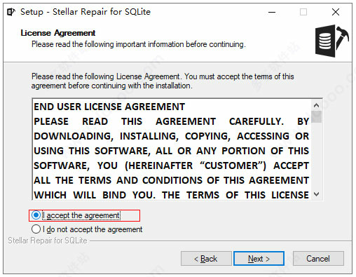 Stellar Repair for SQLite安装图片