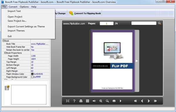 Boxoft Free Flipbook Publisher图片2