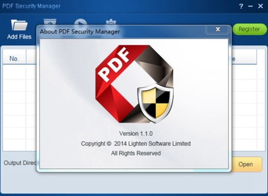 Lighten PDF Security Manager(pdf保护软件)官方版v1.1.0下载插图3