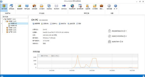 EMwork企业计算机监管系统截图