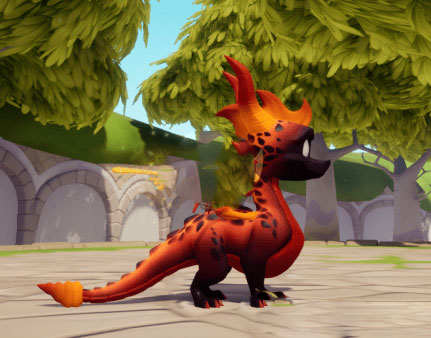 小龙斯派罗重燃三部曲皮肤MOD|斯派罗烈焰重燃三合一斯派罗皮肤包MOD 下载