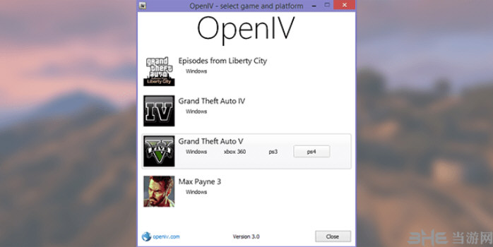 open iv 3.0 中文版|侠盗猎车手Open IV 3.0工具 下载
