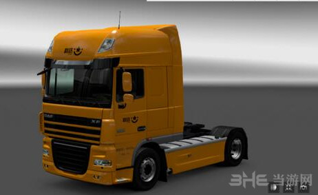 欧洲卡车模拟2 v1.28超写实韵达速递MOD 下载