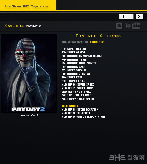 收获日2十七项修改器v64.2版 下载