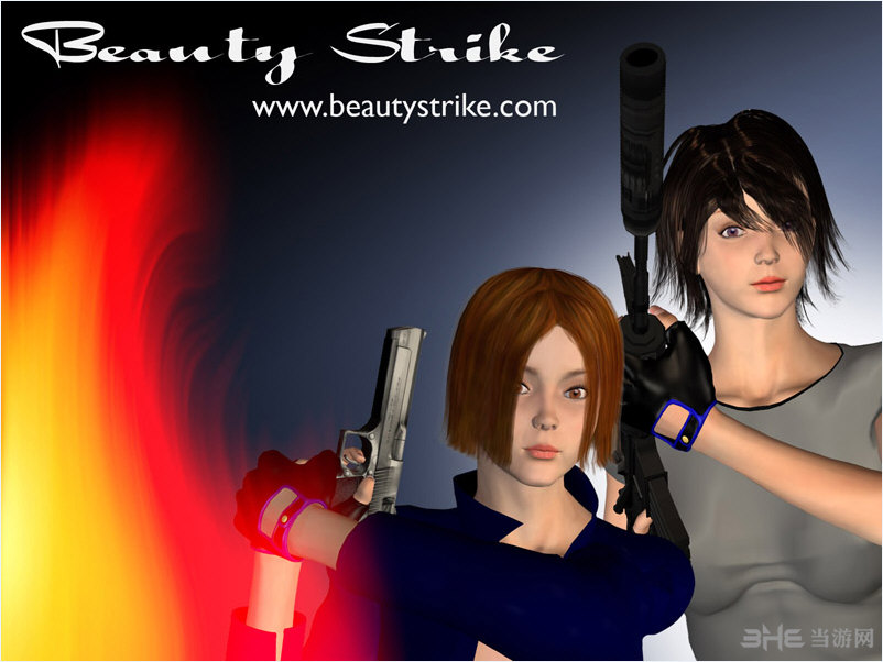 CS1.6女人物模型下载|CS1.6女角色补丁 （beauty strike）美女版下载