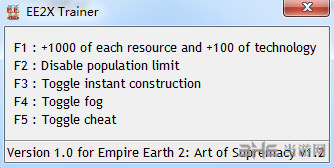 地球帝国2修改器|地球帝国2四项修改器 V1.0下载