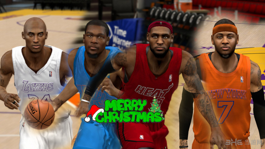 NBA2K13球员面补|NBA2K13圣诞日球员面补 下载