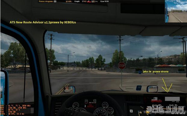 欧洲卡车模拟2v1.28新路线指引顾问MOD 下载