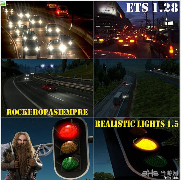 欧洲卡车模拟2v1.28AI现实灯光MOD 百度网盘下载